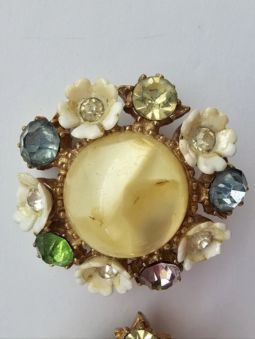 Vintage 1950s Pastel Floral Cluster 